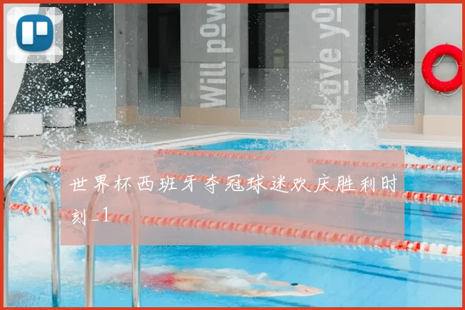 世界杯西班牙夺冠球迷欢庆胜利时刻_1